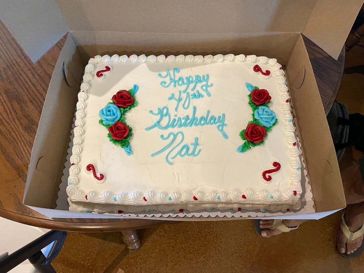 Serious Vintage Birthday Cake