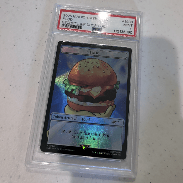 PSA-graded Food token